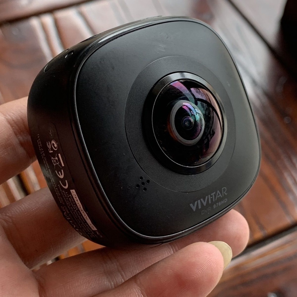 運動記錄器 美國VIVITAR360全景相機4K雙魚眼鏡頭騎行運動相機戶外拍照裝備