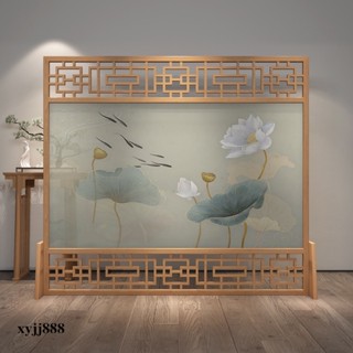 新品 | 限時鉅惠 | 工廠直銷 中式屏風隔斷客廳臥室遮擋家用簡約現代進門玄關實木禪意移動座屏