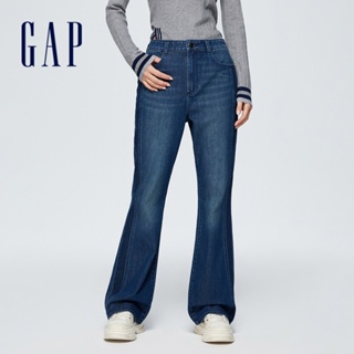 Gap 女裝 喇叭牛仔褲-深藍色(874413)