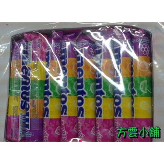 復古瘋好滋味 mentos綜合 水果軟糖 曼陀珠 綜合水果軟糖 16條