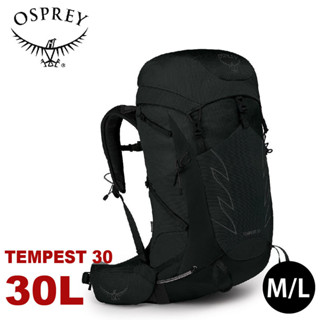 【OSPREY 美國 TEMPEST 30 登山揹包《消光黑M/L》30L】自助旅行/雙肩揹包/行李揹包