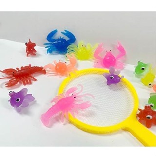 撈魚遊戲 立體仿真小龍蝦 可愛洗澡玩具 小龍蝦 洗澡 玩具