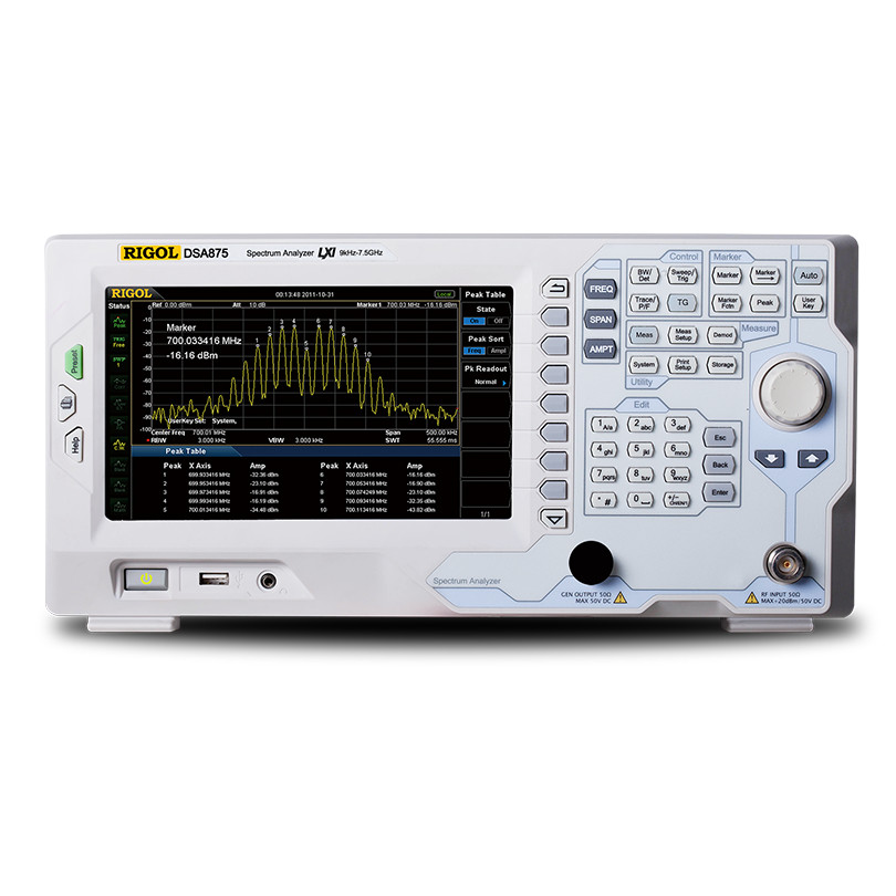 【RIGOL】DSA832 - 頻譜分析儀(9kHz~3.2GHz)
