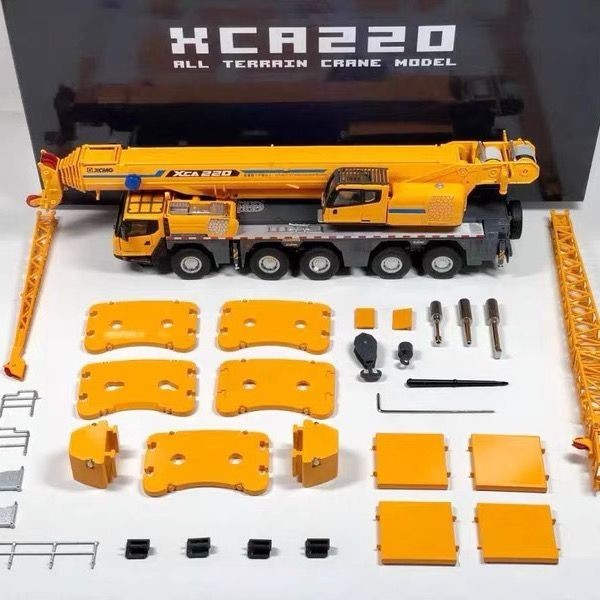 原廠1:50徐工集團吊車徐工XCA220起重機模型工程機械模型汽車吊