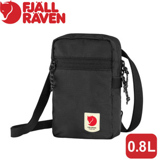 【Fjallraven 小狐狸 High Coast Pocket旅行隨身袋《黑》】F23226/側背包/小背包/斜背包