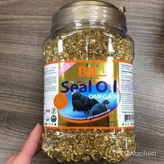 【臺灣熱銷】加拿大BILL標叔康加美北極海豹油軟膠囊 1000粒 500mg