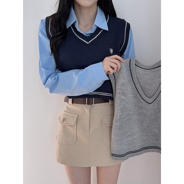 【Codibook】韓國 Dday Girl sweater-vest針織衫［預購］女裝
