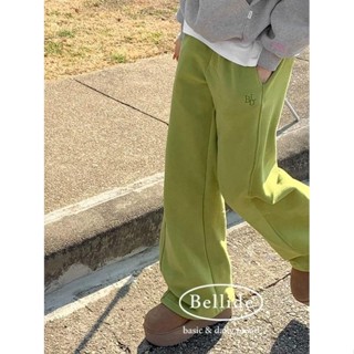 Codibook｜韓國 BEIDELLI 刺繡內刷毛兩穿休閒長褲［預購］長褲 運動棉褲 女裝