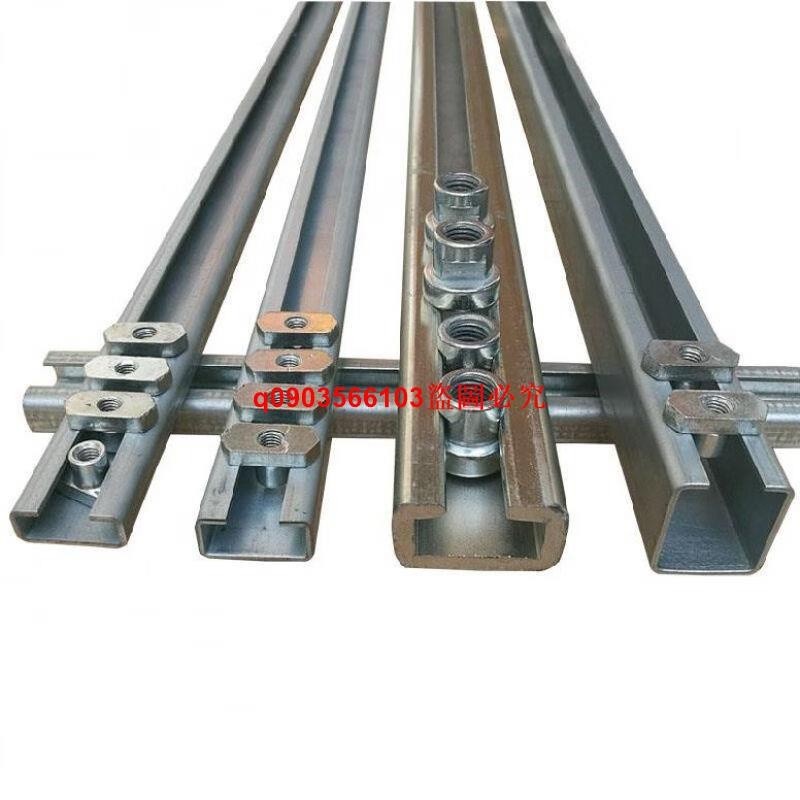 定制圓管滑槽不銹鋼鍍鋅鋁合金u型槽條壓條收方管角鋼型鋼槽鋁。