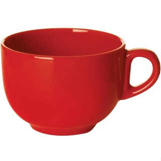 台灣現貨 義大利《EXCELSA》陶製湯杯(紅400ml) | 水杯 茶杯 咖啡杯