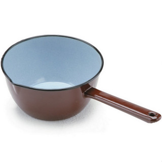 台灣現貨 西班牙《IBILI》琺瑯牛奶鍋(棕18cm) | 醬汁鍋 煮醬鍋 牛奶鍋