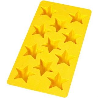 台灣現貨 西班牙製造《LEKUE》11格星星製冰盒(黃) | 冰塊盒 冰塊模 冰模 冰格