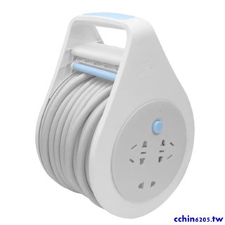 爆款特惠*公牛家用戶外伸縮小線盤801/802收線器卷盤5米10米移動式收納延長