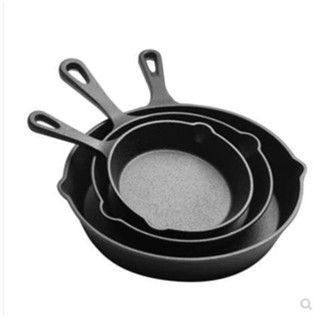 high quality cast iron skillet frying pan frying egg pan煎鍋