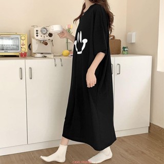【免運】新品熱賣^^可愛笑臉睡裙女夏季薄款加肥加大碼2-300斤胖mm寬松短袖孕婦睡衣大呎寸睡衣大碼睡裙
