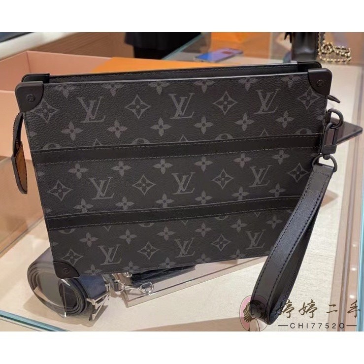 【二手】LV 路易威登 TRUNK POUCH 手拿包 手拿包 錢包 手袋 手拎包 男包 M45937