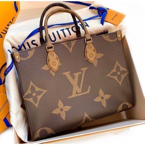 二手 Louis Vuitton LV Onthego MM 購物包 手提包 肩背包