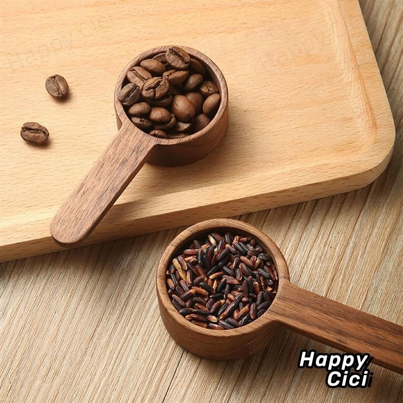 😍桃園出貨😍 咖啡勺 咖啡匙 咖啡豆勺 咖啡豆匙 量勺 量匙 黑胡桃木 櫸木 木勺 木匙