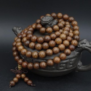 佛珠 手串男 正品金絲檀木手串金絲楠木108顆楠木佛珠項鏈文玩手珠手鏈男女款