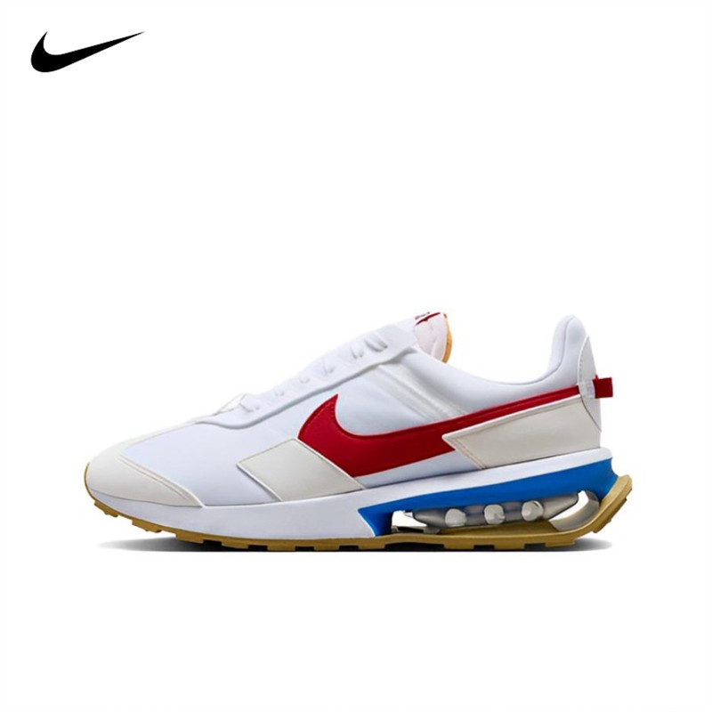 【運動品牌專賣】Nike Air Max Pre-Day 耐吉 休閑鞋 運動鞋 氣墊 拼接 白紅藍 DQ4068-101