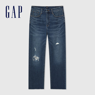 Gap 男裝 寬鬆牛仔褲-深藍色(884811)