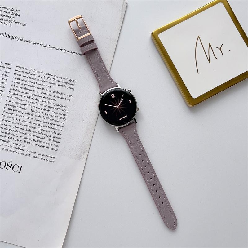 [YX][FZ][FZ]細款真皮方扣適用華為watch3 手錶帶GT2 榮耀magic2 pro小米color