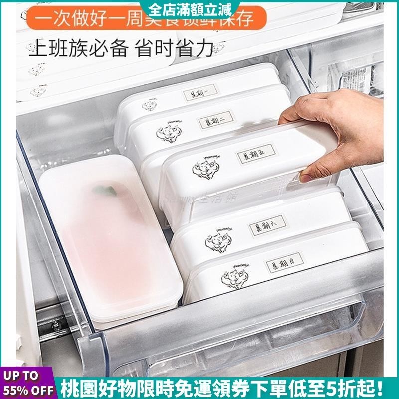 【台灣熱銷】冰箱收納盒 一組3個裝保鮮盒 食品級保鮮盒 雞胸肉凍肉分裝盒 密封冷凍盒 微波爐飯盒