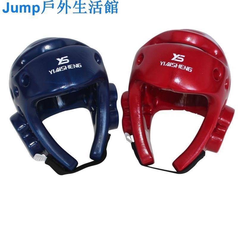 銀盛 加厚 跆拳道 護具 頭盔 成人 兒童 護頭 紅色 藍色 拳擊 散打 頭盔 免運G1