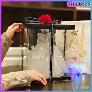 婚紗模型 閨蜜 創意 實用 姐妹 迷你婚紗禮盒 成年禮 創意生日禮物女生閨蜜實用小眾新年送女朋友18嵗高階感婚紗模型