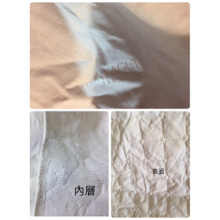 二手 法國 巴黎 Montagut 夢特嬌 標準雙人床 床包式 純棉 白色 鋪薄棉 保潔墊 5x6'