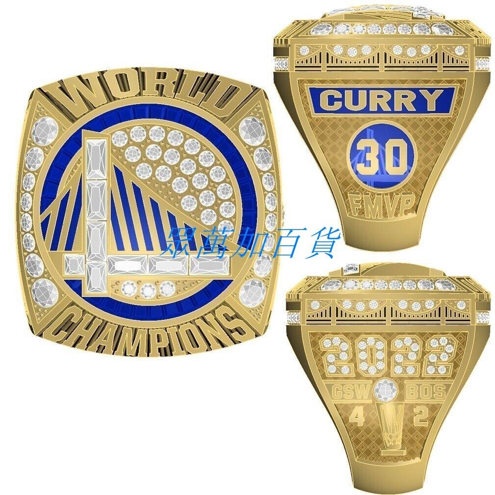 nba戒指 2022金州勇士庫裡NBA總冠軍戒指球迷收藏冬粉紀念品戒指