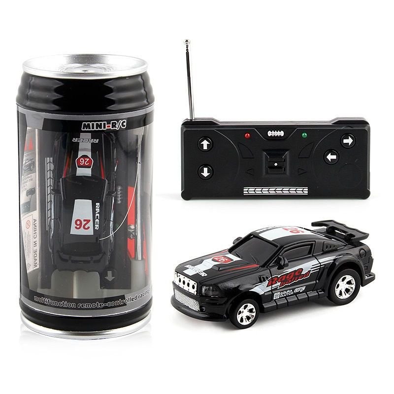 久久📢 迷你遙控車超小可樂罐易拉罐無線遙控賽車可充電兒童生日禮物玩具 31CR