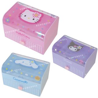 【現貨】小禮堂 Sanrio 三麗鷗 桌上雙層收納盒 (大臉款) 酷洛米 大耳狗 Kitty