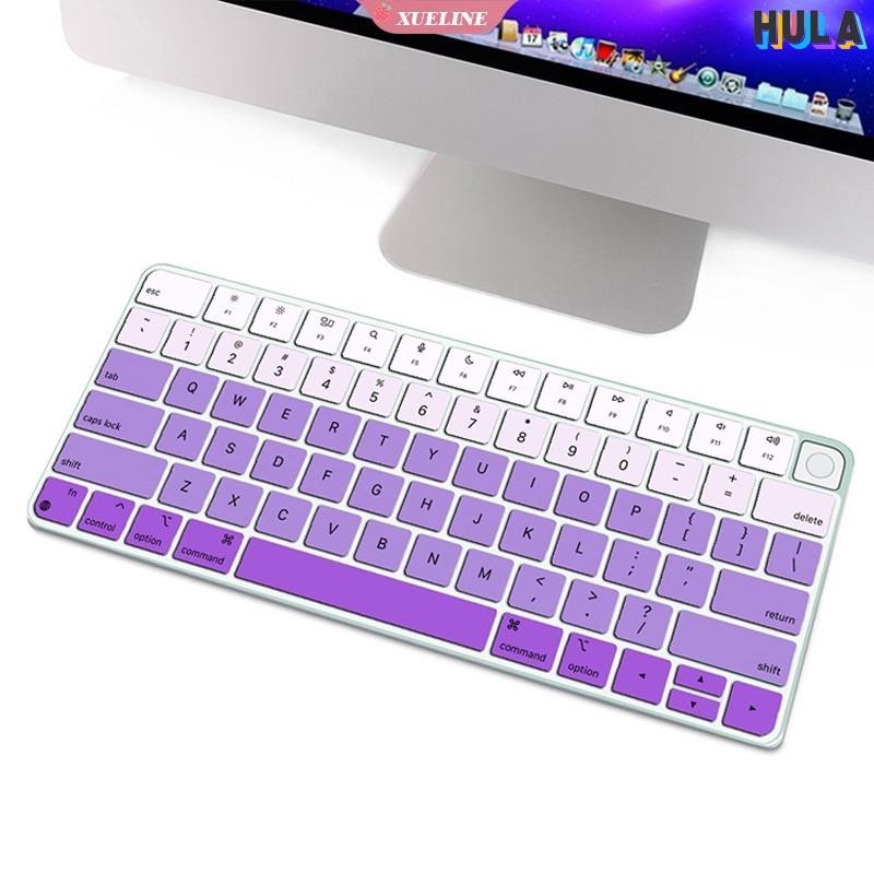 HULA-Apple Imac ID Mac A2449 2021 電腦鍵盤膜超薄可水洗保護膜