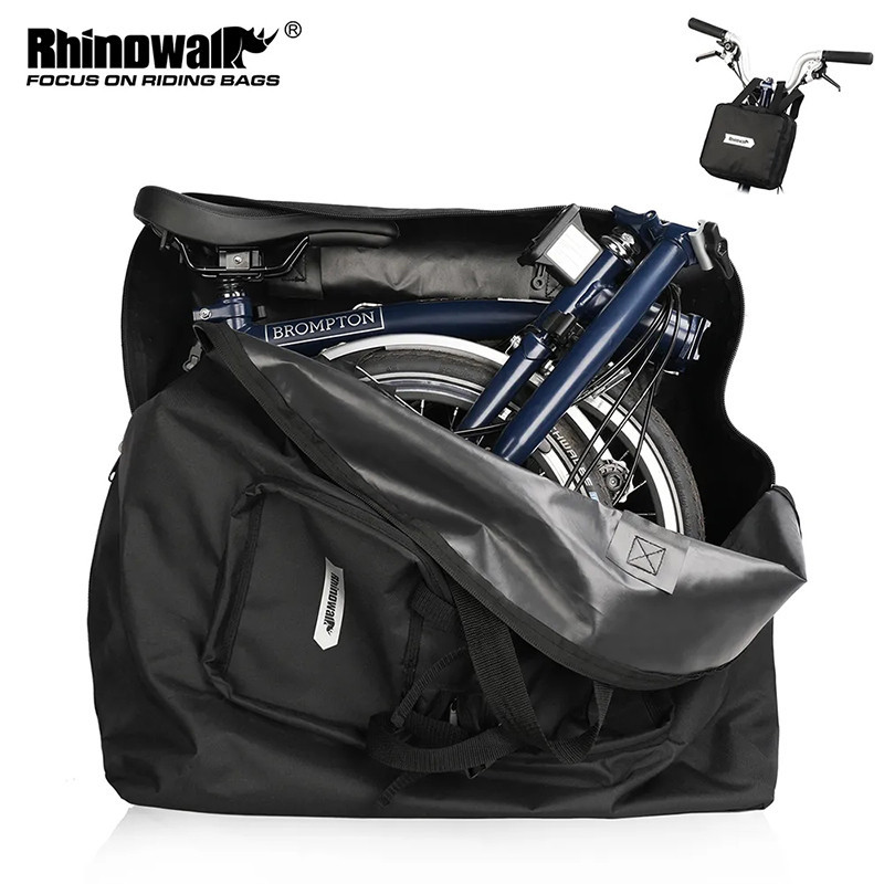 Rhinowalk自行車裝車包攜帶裝載包14-16英寸適用於Brompton K3 Plus 3Sixty折疊自行車
