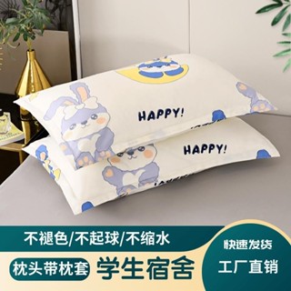 枕頭 枕芯 枕頭芯一對帶枕套套裝宿舍枕芯一隻單人成人護頸家用酒店學生枕頭