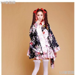 舞蹈服 cos cosplay 表演服 日式 和服 女 蘿莉塔 裙 宅舞 和服 表演 攝影 套裝 日本風 舞臺服裝