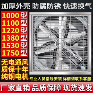 【可開統編】負壓風機工業排風扇大功率強力通風換氣扇排氣扇工廠養殖場抽風機