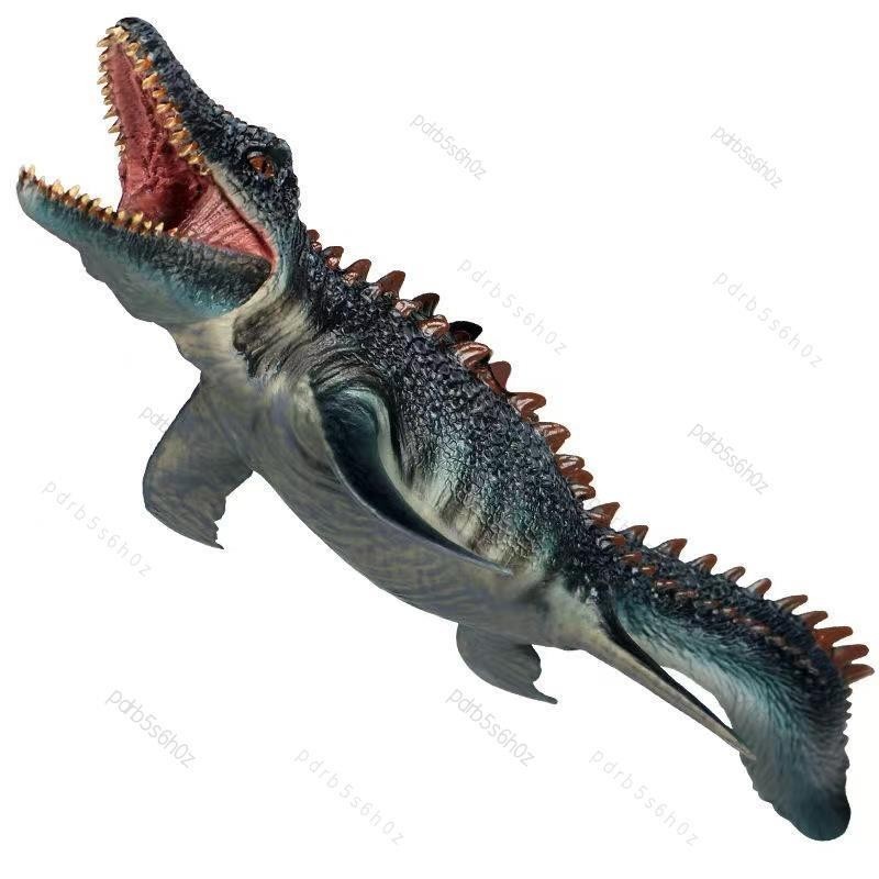同仁品質 滄龍玩具獵食版大號史前海洋霸主巨齒鯊恐龍模型仿真動物塑膠玩具