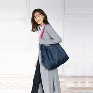 『霞姐好物』日本環保折疊購物便攜手提袋大容量超市購物袋馬卡龍顏色收納袋子