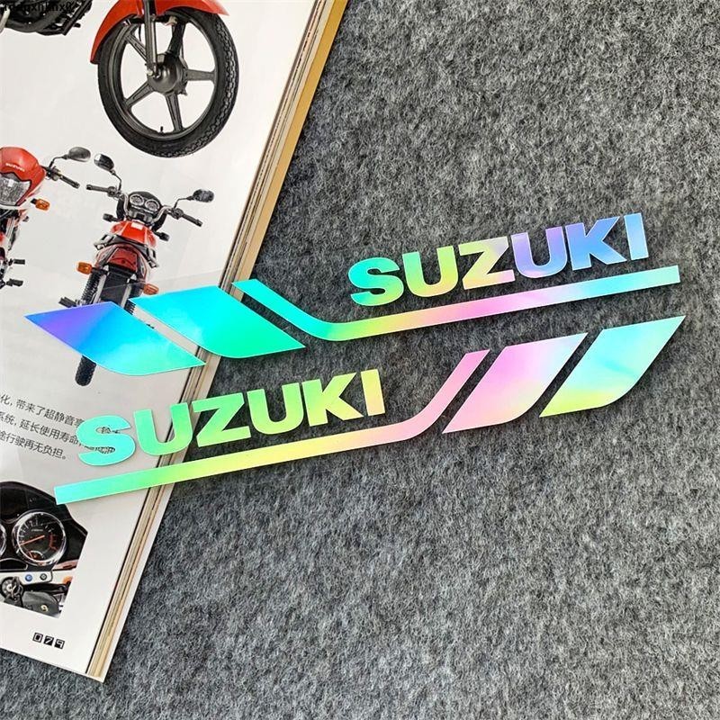 台熱銷💖適用鈴木SUZUKI反光貼紙摩托踏板車小海豚125/DL/GSX250R裝飾貼