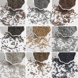 [2/3/4毫米] 奧地利水晶圓孔珠 金屬彩色玻璃米珠 珠寶製作DIY配件🌱慶民商行🌱
