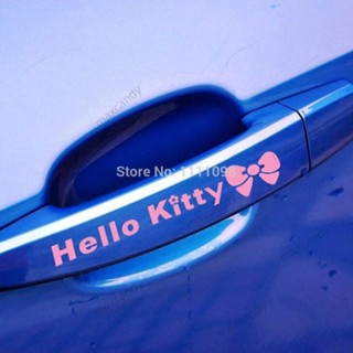 一組4張 Hello Kitty車貼 門把貼紙 手把貼 KT把手貼 汽車貼紙 KT卡通貼紙🌱慶民商行🌱