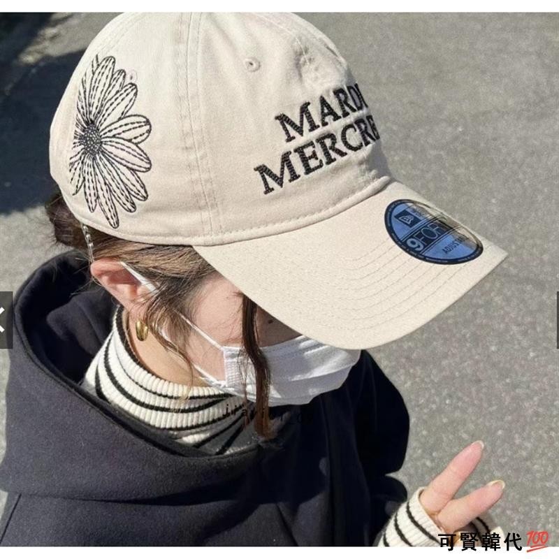 韓國代購🇰🇷韓國MARDI MERCREDIx NEW ERA 聯名棒球帽 鴨舌帽 遮陽帽 男女同款 帽子正品代購D