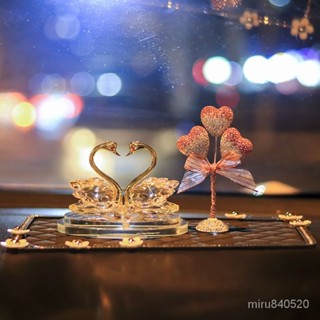 免運 新品 汽車百貨 車上小物 車內飾品擺件汽車擺件女新款香水高檔車上裝飾用品大全水晶天鵝