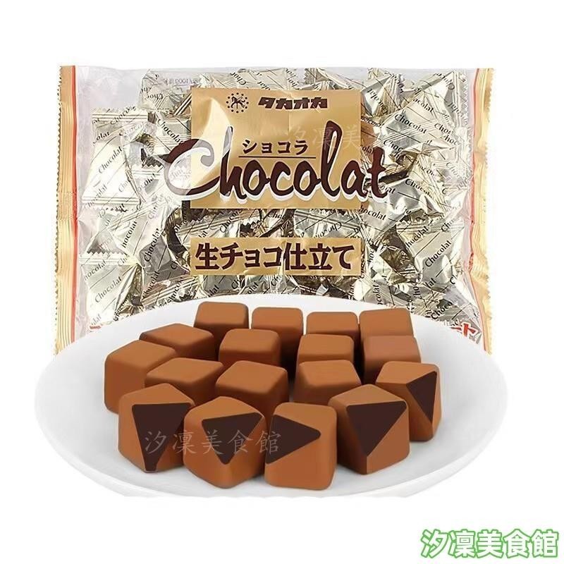 ✨台灣出貨✨日本進口chocolat高崗高岡原味香醇生巧克力焦糖網紅休閑零食禮物