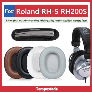 適用於 Roland RH200S RH 5 耳罩 耳機罩 耳機套 頭戴式耳機保護套 替換耳套 頭梁保護套