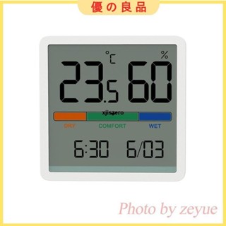 【臺灣熱銷】🔥⏲新款LCD數字溫濕度時鐘 家用室內溫度計 高精度測量溫度濕度 鬧鐘+時鐘+溫濕度計 大屏數字顯示 多場