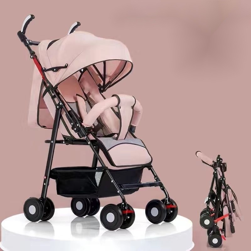 【文森母嬰】免運嬰兒推車輕便可坐可躺外出可折疊小推車兒童寶寶傘車小型坐式夏季