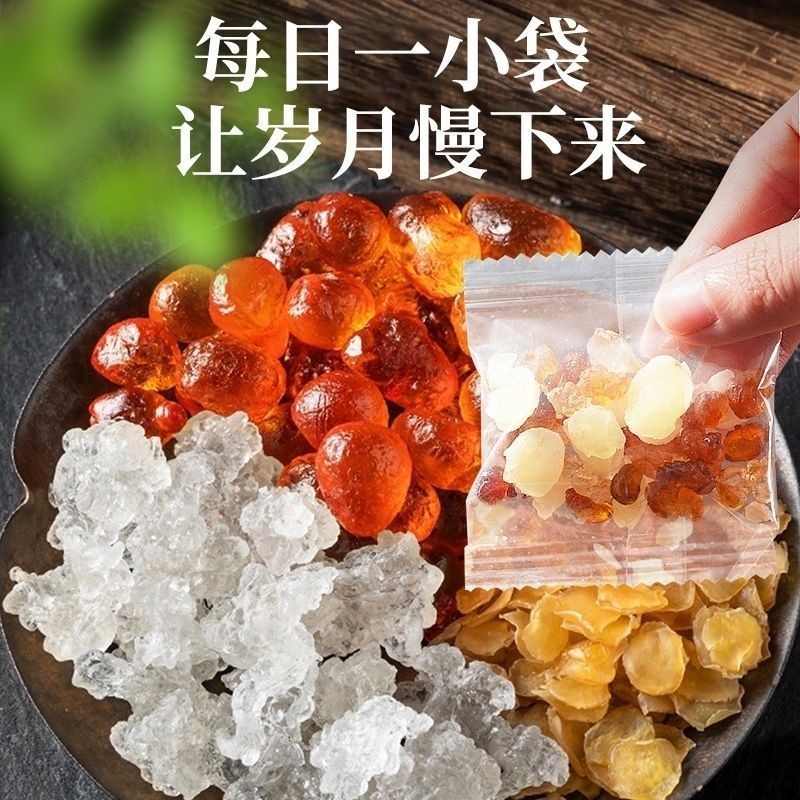 【悟空】女神？顔羹 桃膠雪燕皂角米組閤 天然燉品桃膠食用組閤